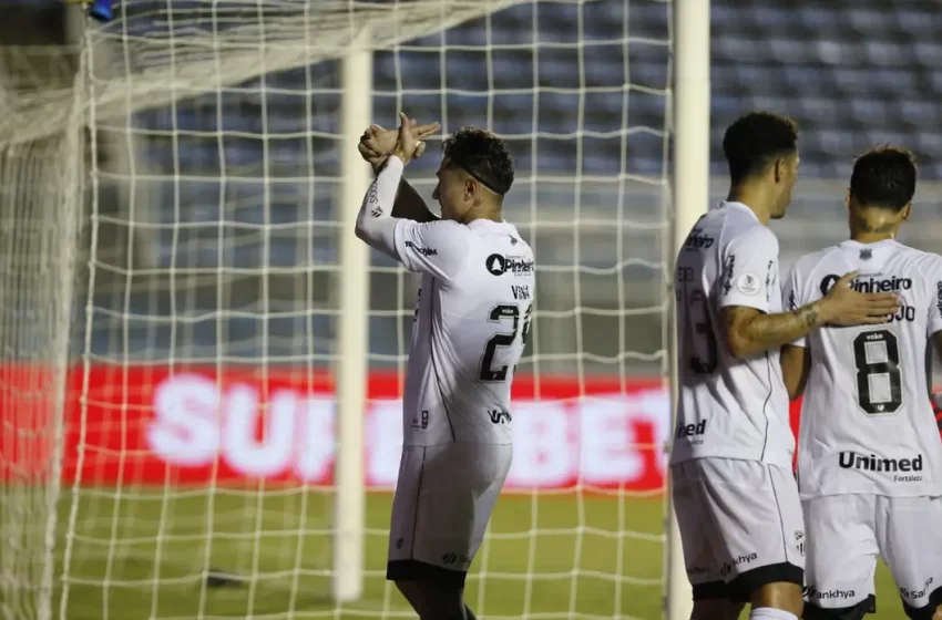  Ceará goleia o Tirol, lidera o Grupo B e avança com moral no Cearense